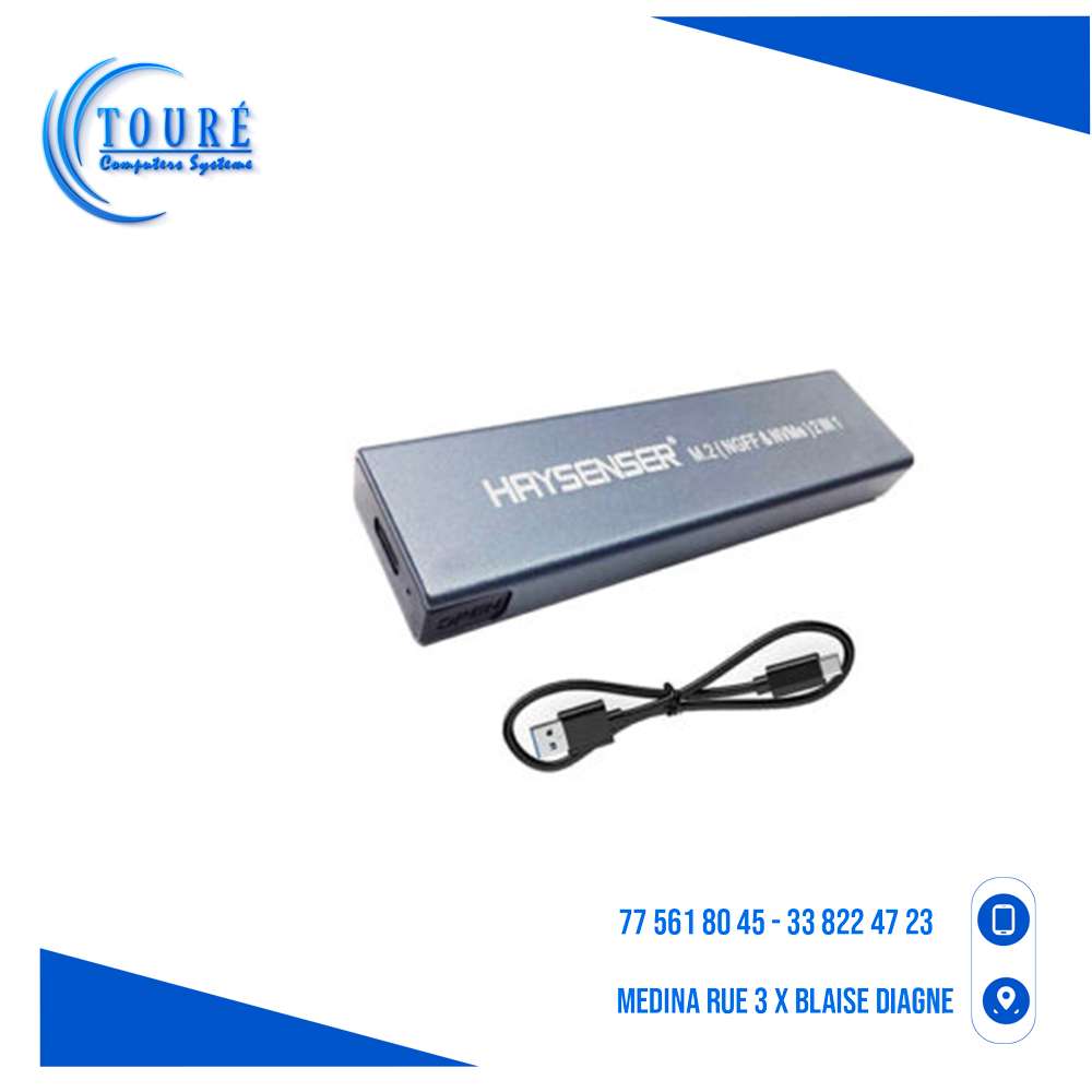 Boitier disque dur SSD M2 SSD to USB 3.0 - Smartphones à Dakar