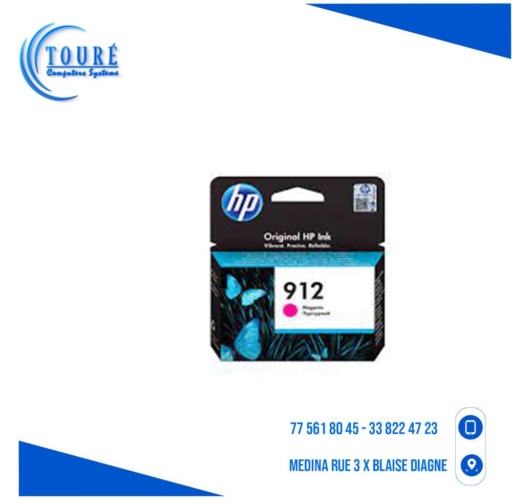 HP - Cartouche d'encre HP 912 noire + 3 couleurs