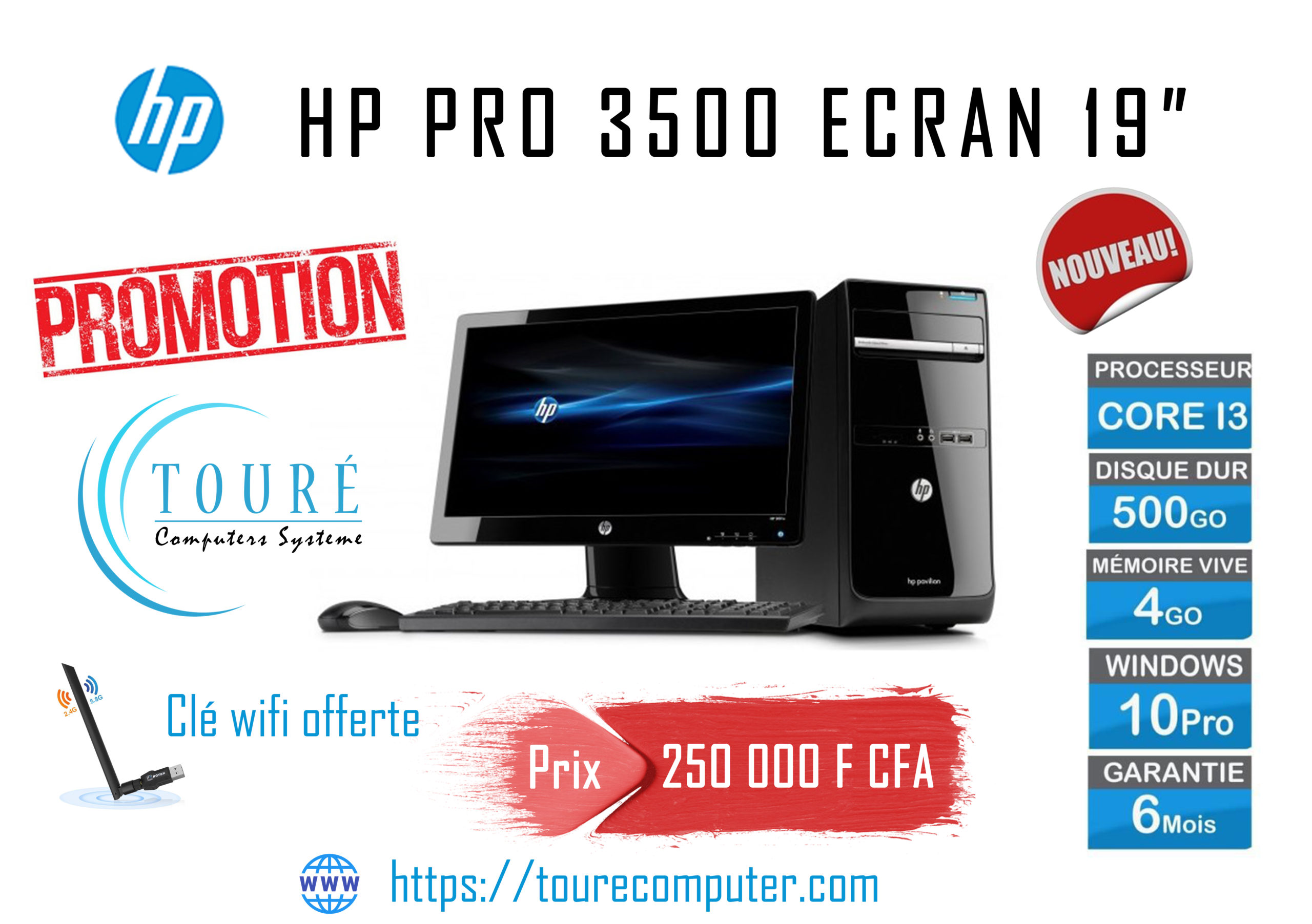 HP Pro 3500 i3
